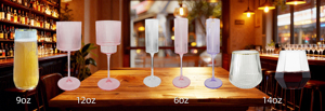 6oz/9oz/12oz/14oz Striped <strong>Champagne</strong> Glass <strong>Pink</strong> Juice Glasses Shatterproof Plastic Stemless Ribbed WIne Glass - Product Image 6