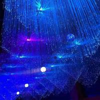 Kit d'éclairage à fibres optiques scintillantes en gros avec moteur RGB 45W, télécommande, 4m, 600 fibres pour plafond de pièce, mariage, hôtel, KTV