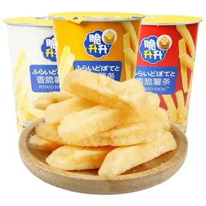 Wholesale Asian snacks Exotic snacks French fries in cup Classic original 50g potato sticks