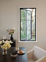 Ventanas Corredizas Modernas de Aleación de Aluminio, Sistema de Balcón con Aislamiento Acústico, Ventanas Corredizas Abatibles hacia Adentro con Vidrio Aislante