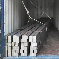 Barra de Acero Plana de Alta Resistencia 60*40mm, Riel para Grúa, Barra Cuadrada, Fabricante Chino