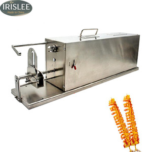 Máquina Eléctrica para Hacer Papas Fritas en Espiral, Máquina Comercial Automática para Hacer Torres de Papas en Espiral, Rebanadora de Papas en Espiral de Acero Inoxidable - Product Image 1