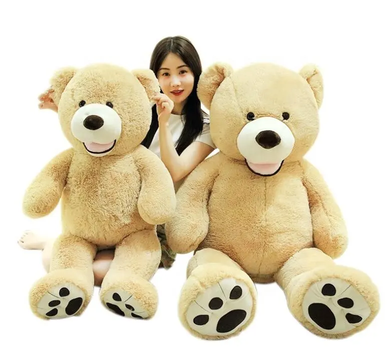 2021 Yangzhou Dixin Giant Teddy Bear Pelli Unstuffed Peluche Pelli di Animali