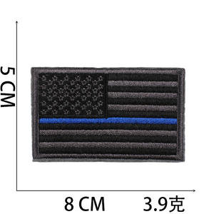 Bandera americana bordado tela hierro en parches planchado <span class=keywords><strong>NASA</strong></span> calavera ropa parche pegatina - Product Image 2