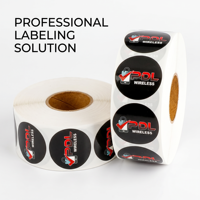 Étiquettes autocollantes en vinyle imperméable imprimées sur mesure, étiquettes de marque privée, logo d'entreprise, étiquettes d'emballage de produits