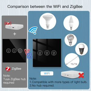 Langyeao EU UK Dimmer tường ánh sáng Thiết bị chuyển mạch <span class=keywords><strong>1</strong></span> <span class=keywords><strong>2</strong></span> 3 gang tuya nhà thông minh tự động hóa không dây điều khiển từ xa EU/UK trung tính sống dây - Product Image 3