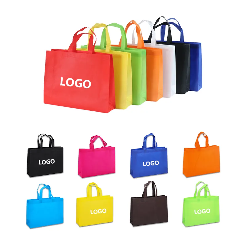 Großhandel Fabrik leichte Tote-Taschen hohe Qualität kostenloses Muster kundenspezifische Geschenktaschen Einkauf nicht gewebte Tasche