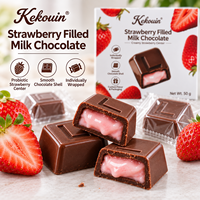 Bouchées de chocolat probiotiques de qualité supérieure, fabrication GMP, matières premières OEM, pour le bien-être quotidien
