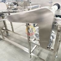 Machine à nouilles instantanées semi-automatique professionnelle Option vapeur électrique/gaz pour les céréales, y compris les ingrédients de la pâte de la friteuse du mélangeur