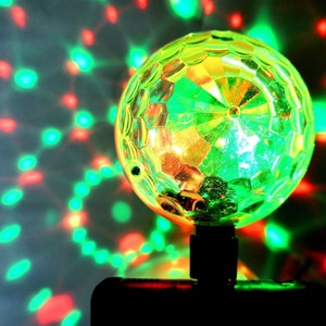 Lanterna della discoteca della casa di nuovo arrivo USB fornisce la luce della fase della piccola lampadina della sfera magica di plastica all'aperto della luce dell'atmosfera di RGB dell'automobile - Product Image 5