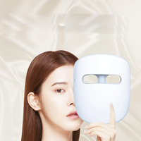 Masque facial LED sans fil 2023, 4 couleurs, lumière LED, photothérapie, lumière rouge, thérapie LED