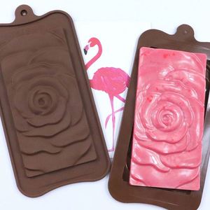 Moule à gaufres en silicone en forme de grande rose unique pour chocolat, outil de cuisson DIY, décoration, bonbons, résine, OEM/ODM - Product Image 2