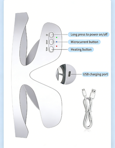 Appareil de massage oculaire portable et rechargeable pour le soin des rides et des cernes, et le soulagement de la fatigue oculaire, utilisation à domicile - Product Image 2