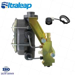 GMFS3-205 1965-1968 GM Full Size (Impala, <span class=keywords><strong>Bel</strong></span> <span class=keywords><strong>Air</strong></span>) 8 "Dual Zinc Booster Conversion Kit W/ Cast Iron Master Cylinder Left Mount - Product Image 4