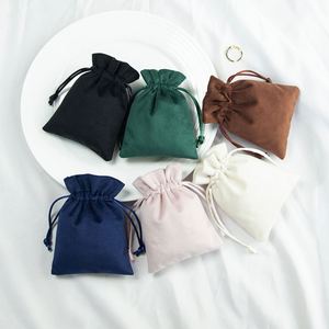 Sacs à poussière en velours doux avec cordon de serrage, conteneurs à bijoux, pochettes de rangement pour accessoires - Product Image 2