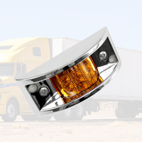 Nouveau Feu de gabarit latéral LED ambre 12V 24V Rouge Blanc pour Camions et Remorques Accessoires d'éclairage automobile