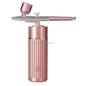 Système d'aérographe portable rechargeable pour nail art, maquillage, pistolet pulvérisateur, compresseur pour décorateurs de gâteaux, peinture, modélisme, amateurs - Product Image 1