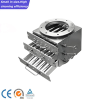 Démetalliseur magnétique puissant en acier inoxydable de type tiroir pour trémie de machine de moulage par injection de poudre alimentaire et de particules, avec filtre NH