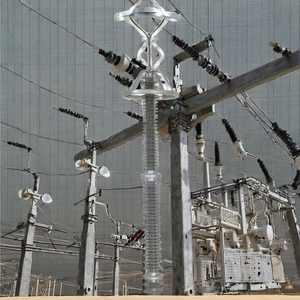 Poteau électrique 220KV pour la transmission <span class=keywords><strong>d</strong></span>'énergie extérieure, acier, Jilin Electricity Lock, blanc, IP66, équipement de distribution <span class=keywords><strong>d</strong></span>'énergie - Product Image 2