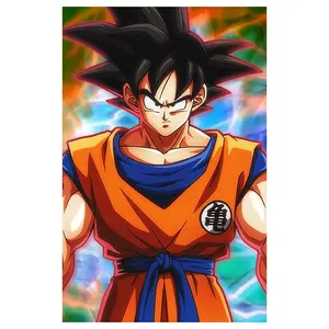 Popular Design Dragon Ball Style 3d Anime Poster 11X17inches for Souvenir Gifts Collections