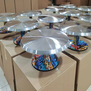 Plateau tournant rotatif Bview de 12 pouces en aluminium avec base en plastique pour la <span class=keywords><strong>poterie</strong></span>, la décoration de gâteaux et l'art céramique - Product Image 6