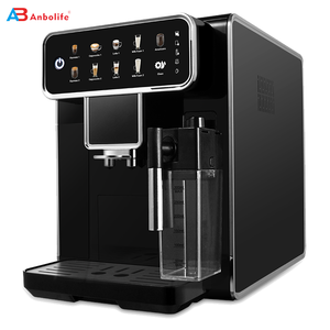 Anbolife Espresso <b>Coffee</b> <b>Machine</b> 15 Bar Automatic <b>Touch</b> <b>Screen</b> Display Self Cleaning With Milk Box Hot Water System Home Kitchen - Product Image 1