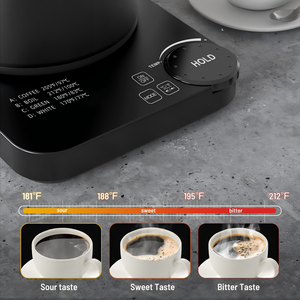 Gooseneck Electric <b>Kettle</b> Digital <b>Control</b> LED <b>Temperature</b> Display Stainless Steel Keep Warm Outdoor Hotel Use Portable Coffee - Product Image 3