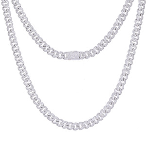 Cadena Cubana de Zirconia con Burbujas, Joyería Moderna Personalizada, Collar Hip-hop para <span class=keywords><strong>Hombre</strong></span> - Product Image 5