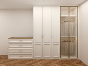 Zofa 2025 Contemporary <b>White</b> Classical <b>Wardrobe</b> Bedroom Furniture <b>Set</b> Custom Walking Closet <b>Wardrobe</b> - Product Image 6