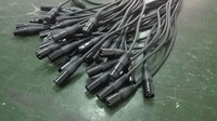 Câble DMX 3 broches de 1 mètre de long, câble de signal DMX512 pour éclairage de scène, câble DMX pour projecteur LED PAR, projecteur à tête mobile