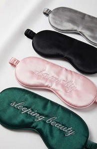 Antifaz de Satén Personalizado con Nombre y Logotipo Bordado, Regalo Corporativo para <span class=keywords><strong>Eventos</strong></span> - Product Image 4