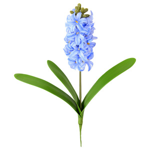 Flower Delight - Planta Artificial de Jacinto en Maceta, Flores Azules Realistas en 3D, PVC, Plástico Suave, Decoración del Hogar, Accesorios para Bodas - Product Image 5
