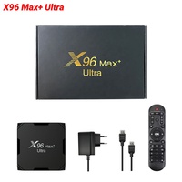 Nouveau lecteur multimédia intelligent X96 Max+ Ultra Android 11.0, Amlogic S905X4, WiFi 2.4G/5G, prise en charge 8K H.265 HEVC, carte SD