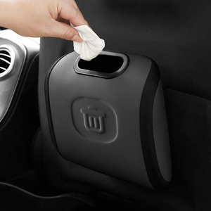 ถุงขยะใน<span class=keywords><strong>รถ</strong></span>ยนต์ ถุงเก็บของแบบแขวนสำหรับเบาะหลัง ถังขยะอเนกประสงค์ วัสดุพีวีซี กันน้ำ พกพาสะดวก ดีไซน์ทันสมัยสำหรับรถยนต์ - Product Image 4