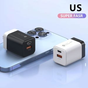 อะแดปเตอร์ชาร์จไฟ USB-C 20W แบบสองพอร์ต PD ชาร์จเร็ว สำหรับโทรศัพท์ 11 12 13 14 15 Pro Max - Product Image 4