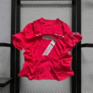 Großhandel 25 26 100% Polyester Retro Fußballtrikot Beste Qualität Camisetas De Futbol für Erwachsene Anpassbar - Product Image 1