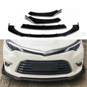 <b>Car</b> Front Bumper Lip Front Bumper Splitter <b>Diffuser</b> Bumper Protector Apron Body Kit <b>For</b> Toyota Corolla 2014-2019 <b>Car</b> Accessories - Product Image 1