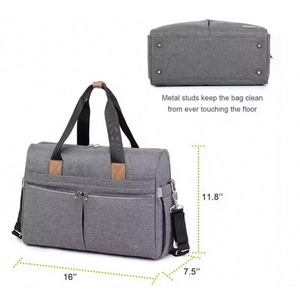 กระเป๋าผ้าอ้อมแบบมัลติฟังก์ชั่นขนาดใหญ่สำหรับเดินทาง ตัวอย่างฟรี - Product Image 3