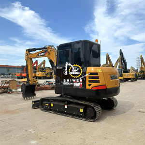 รถขุดขนาดเล็กแบบใช้แล้ว SY60C กับเครื่องยนต์ Kubota รถขุดดินรถขุดซาน่า SY26U มือสอง SY35U SY95C SY75C SY60C - Product Image 3