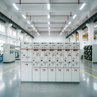 Unit Distribusi Daya 3 Fasa Modular Berisolasi Nitrogen Bebas SF6 12kV 630A, Berlapis Logam, IP67, Netral Karbon (RMU)