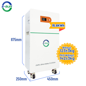 Bateria de Armazenamento de Energia Solar Esun 51.2V 15kWh para Casa, Bateria Solar de Lítio 51.2V 300AH para Armazenamento Residencial - Product Image 6