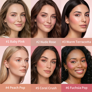 Stick crème blush multi-usages pour les joues, les yeux et les lèvres, maquillage naturel rose pâle, éclat rosé, fabricant, étiquette privée - Product Image 2
