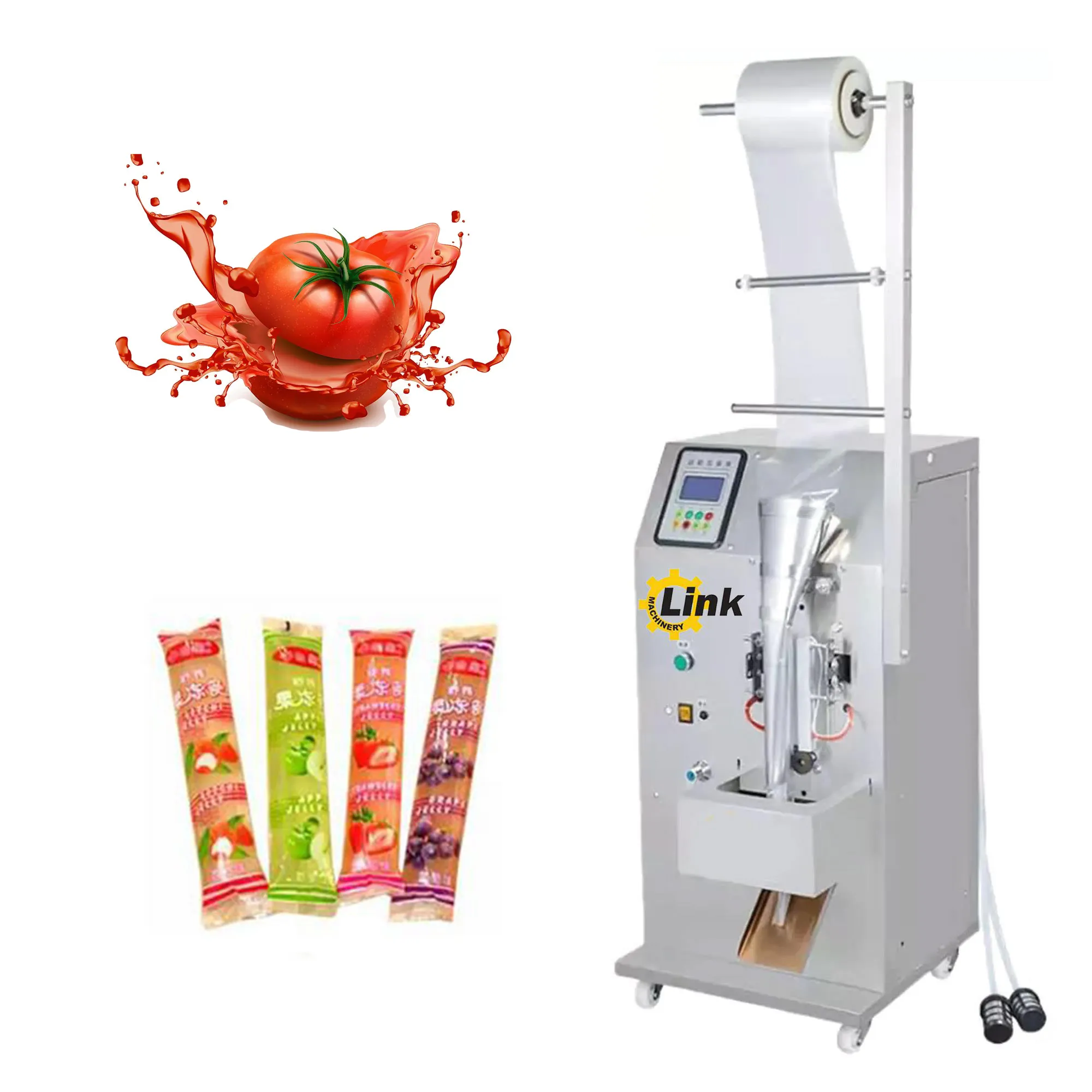 Automatische Bananen saft Getränk Wein Sojamilch Sachet Füllung Versiegelung maschine Ice Pop Making Machine