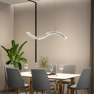 Contemporanea in acciaio inox 150cm lampada a sospensione a LED per la casa <span class=keywords><strong>soggiorno</strong></span> Bar lampadario - Product Image 3