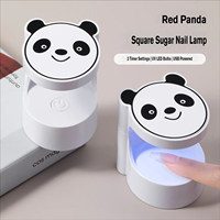 Lampe à ongles électrique rechargeable Panda Cube Mini, petite lampe UV LED portable, capteur tactile, faible bruit, pour le séchage rapide du vernis gel