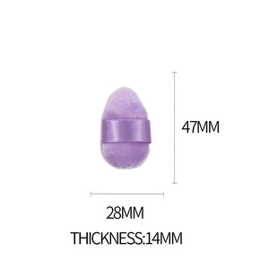 Vendita all'Ingrosso di Spugnette Viola a Forma di Goccia in 3 Misure, Spugnette per <span class=keywords><strong>Ombretto</strong></span>, Spugnette per Cosmetici in Polvere - Product Image 3