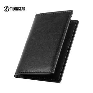 TILONSTAR TVW104 Custom Gift Logo <b>Slim</b> <b>Cards</b> Wallet Large Capacity Bifold Leather RFID Blocking Business <b>Card</b> <b>Holder</b> - Product Image 1