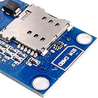 SIM800L V2.0 3.4-4.4V Modul GSM GPRS Nirkabel Quad-Band dengan Kabel Antena M105 Konsumsi Daya Rendah 1.5mA Mode Tidur