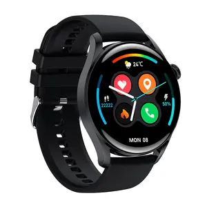 T33S תמיד באינטרנט BT הטוב ביותר שיחת smartwatch גוף טמפרטורת לב צג בריאות חכם שעון