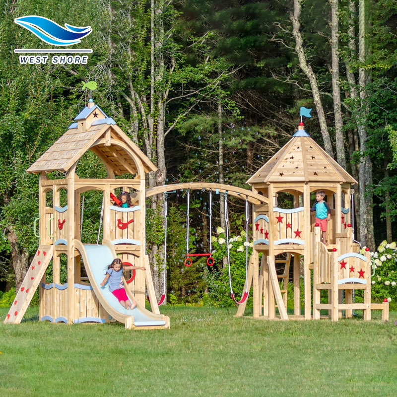 Wooden Montessori Kindergarten Indoor Outdoor Children